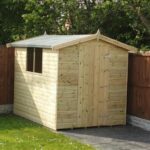 This is an image of an Apex Garden Shed 