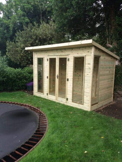 This picture shows a Charlotte Pent Summerhouse