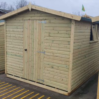 This image shows a Deluxe Apex Garden Shed