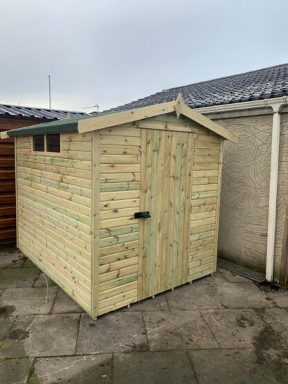 This is an image of a security shed